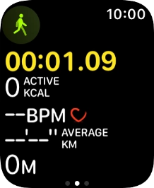 Slide your finger right starting from the left side of the screen.