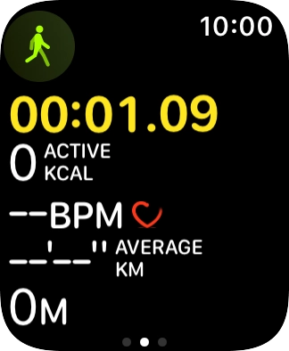 Slide your finger right starting from the left side of the screen.