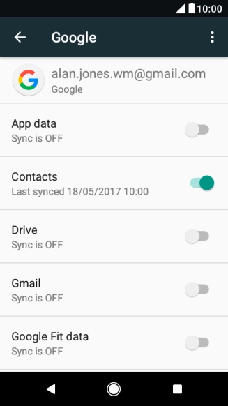 Press the Home key to return to the home screen.