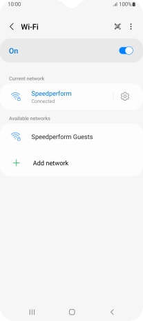 Press the Home key to return to the home screen.