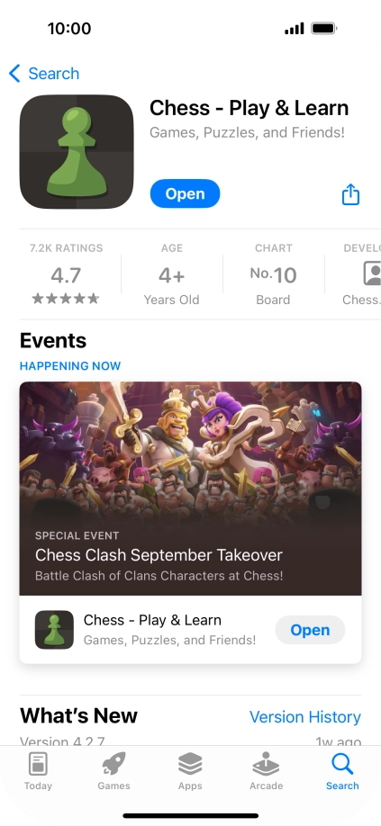 Slide your finger upwards starting from the bottom of the screen to return to the home screen.