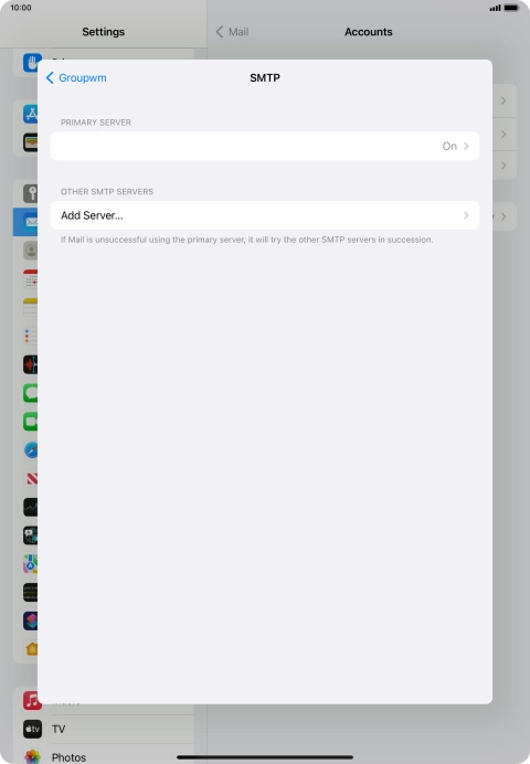 Press the field below 