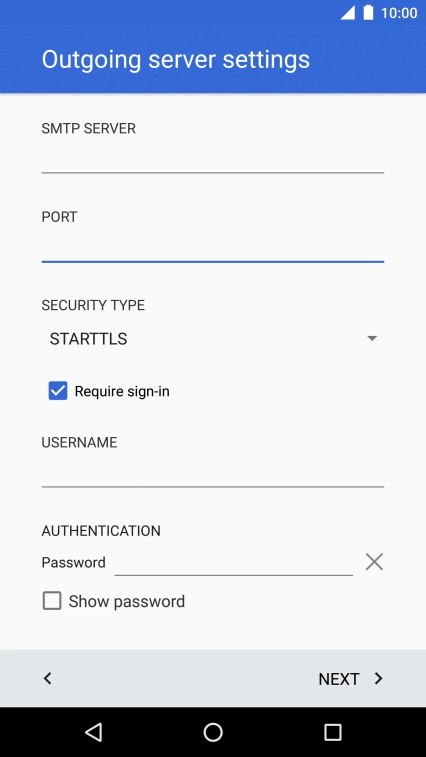 Press the drop down list below 
