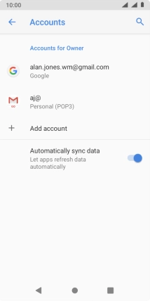 Press the Home key to return to the home screen.