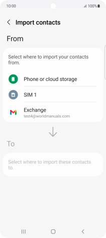 Press the name of the SIM.