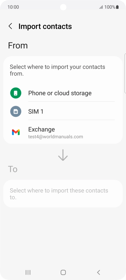 Press the name of the SIM.