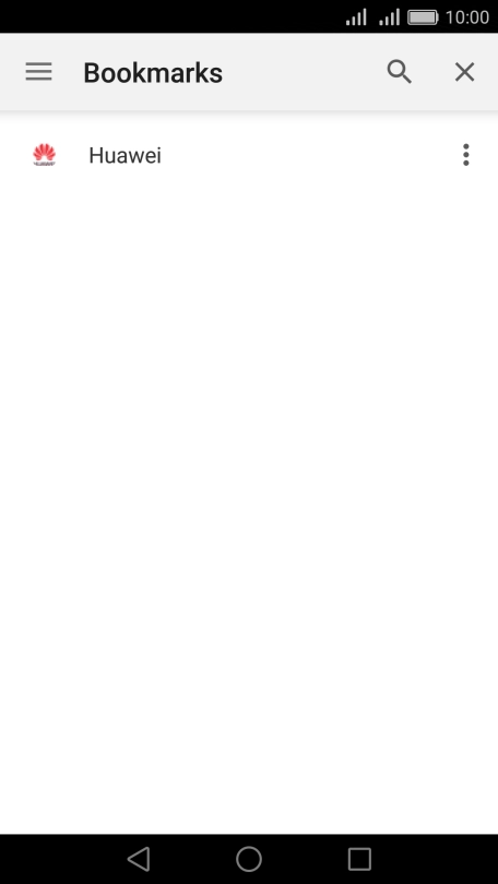 Press the required bookmark.