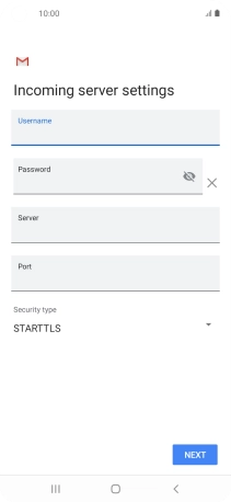 Press the field below 