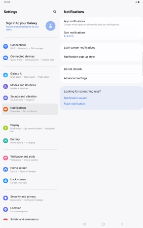 Press App notifications.