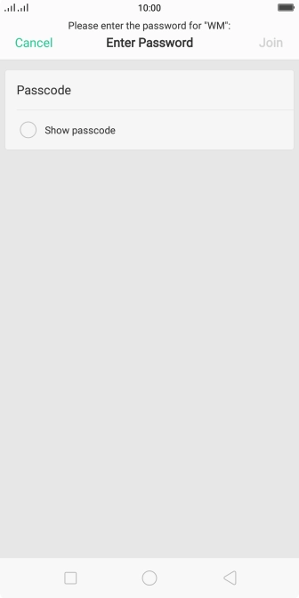 Press the field next to 