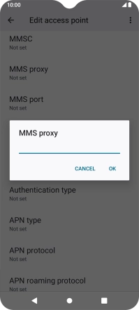 Key in 10.202.002.060 and press OK.