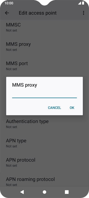 Key in 10.202.002.060 and press OK.