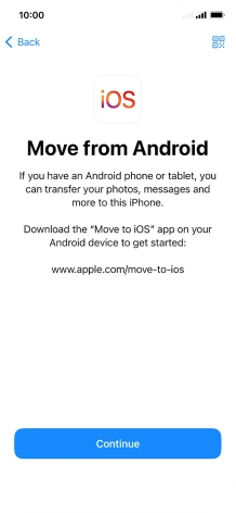 To transfer content to your phone, you need to install the app 