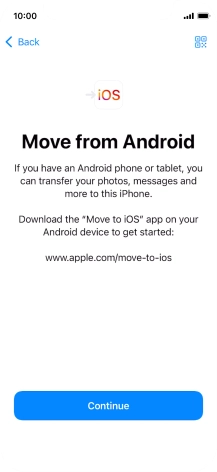 To transfer content to your phone, you need to install the app 