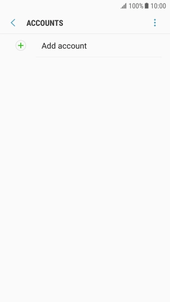Press Add account.
