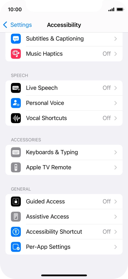 Press the required category below 