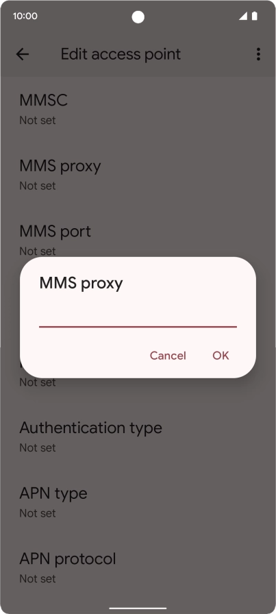 Key in 10.202.002.060 and press OK.