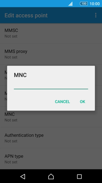 Key in 03 and press OK.