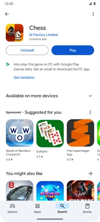 Slide your finger upwards starting from the bottom of the screen to return to the home screen.
