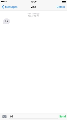 Press the Home key to return to the home screen.