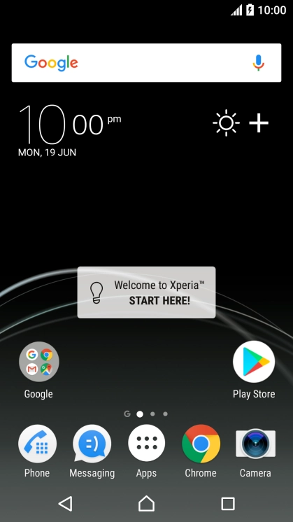 When the battery charging icon is displayed, the battery is charging.