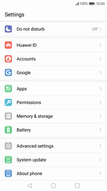 Press System update.