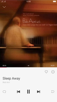 Press arrow right to go to the next audio file.