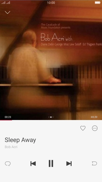 Press arrow right to go to the next audio file.