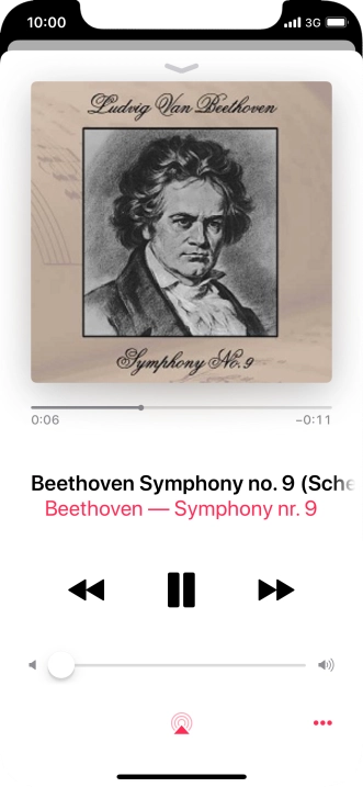 Press arrow right to go to the next audio file.