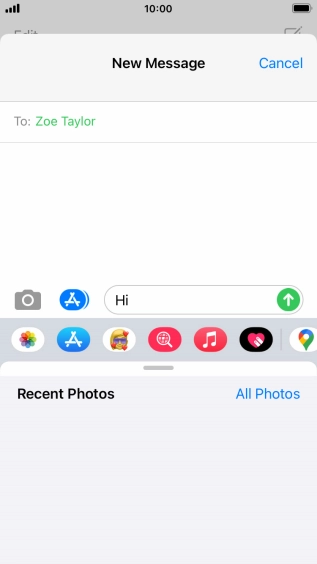 Press All Photos and go to the required folder.