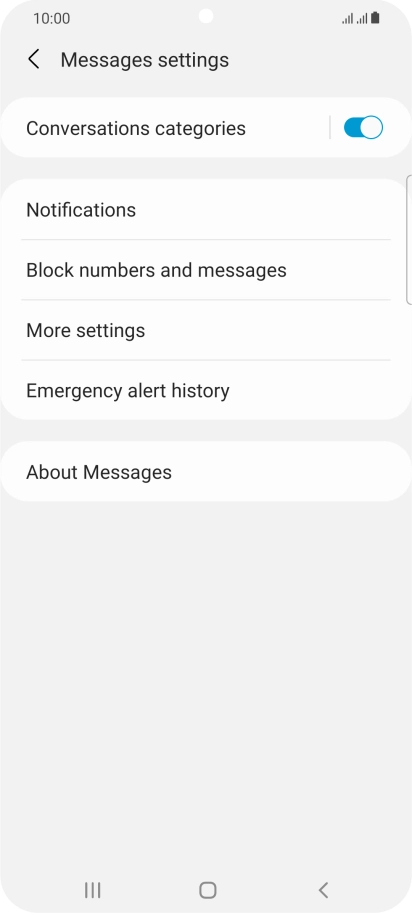 Press More settings.