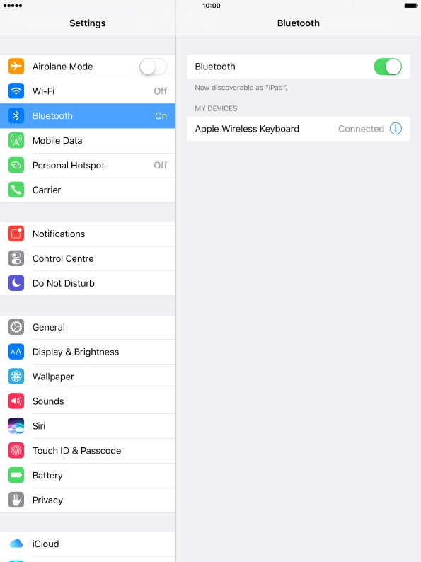 Press the Home key to return to the home screen.