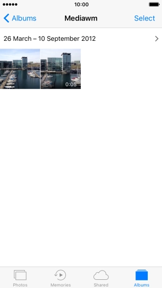 Hard press and hold the required picture until a pop-up menu is displayed.