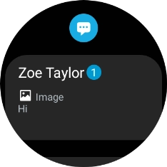 Press the required picture message.