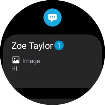 Press the required picture message.