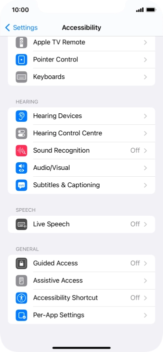 Press the required category below 