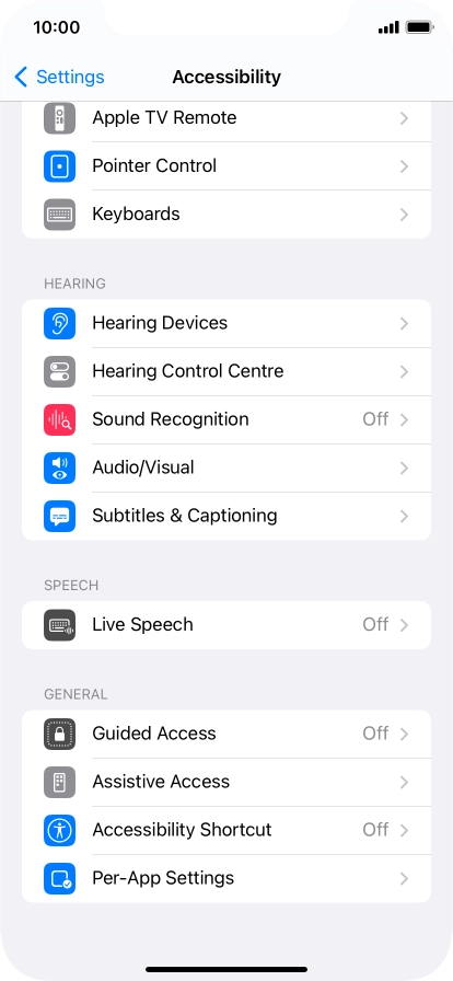 Press the required category below 