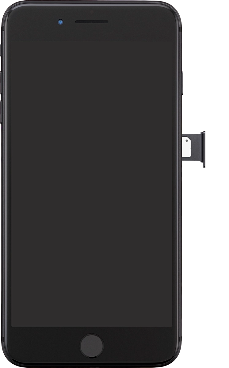 Place your SIM in the SIM holder and insert the SIM holder into your phone.