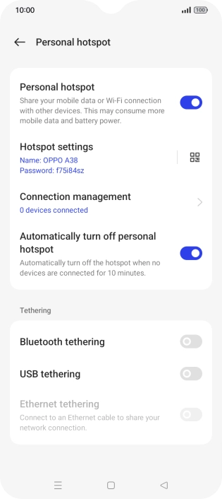 Press the Home key to return to the home screen.
