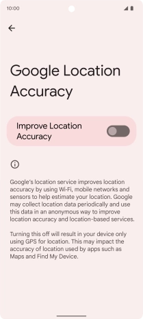 If you press the indicator next to 