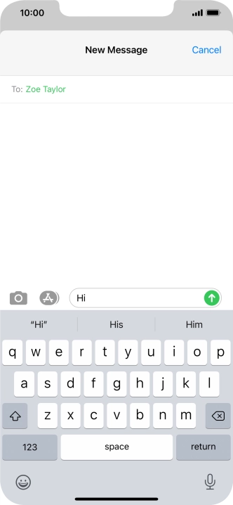 Press the apps icon.