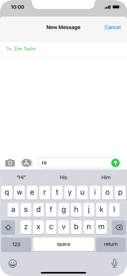 Press the apps icon.