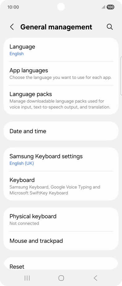 Press Date and time.