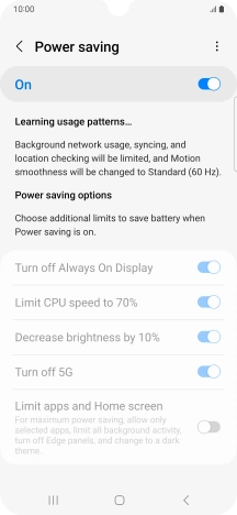 Press the Home key to return to the home screen.