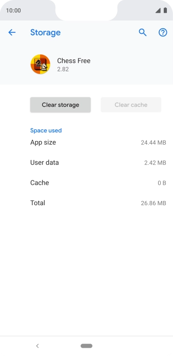 Press the Home key to return to the home screen.