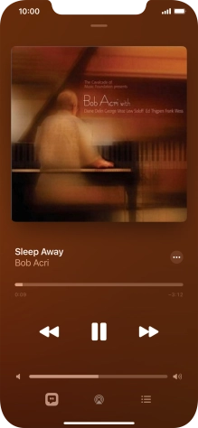 Press arrow right to go to the next audio file.