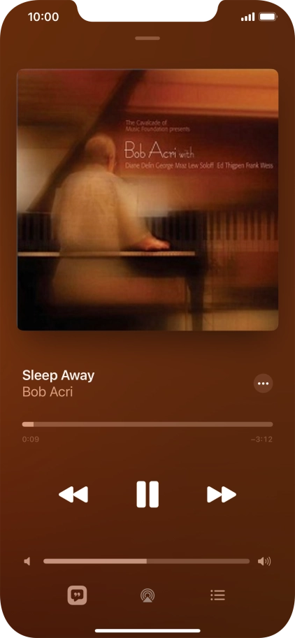 Press arrow right to go to the next audio file.