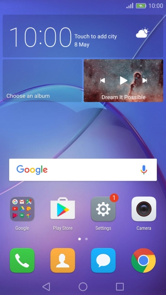 When the battery charging icon is displayed, the battery is charging.