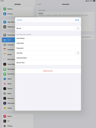Press Authentication.