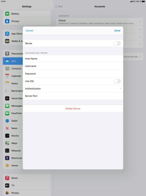 Press Authentication.